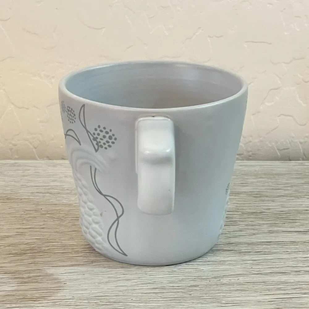 Starbucks Mermaid Tail Mug Cup Ocean Gray 2016